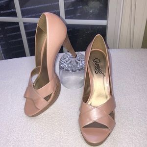 NEW! CARLOS ( Santana) Pink champagne Heels